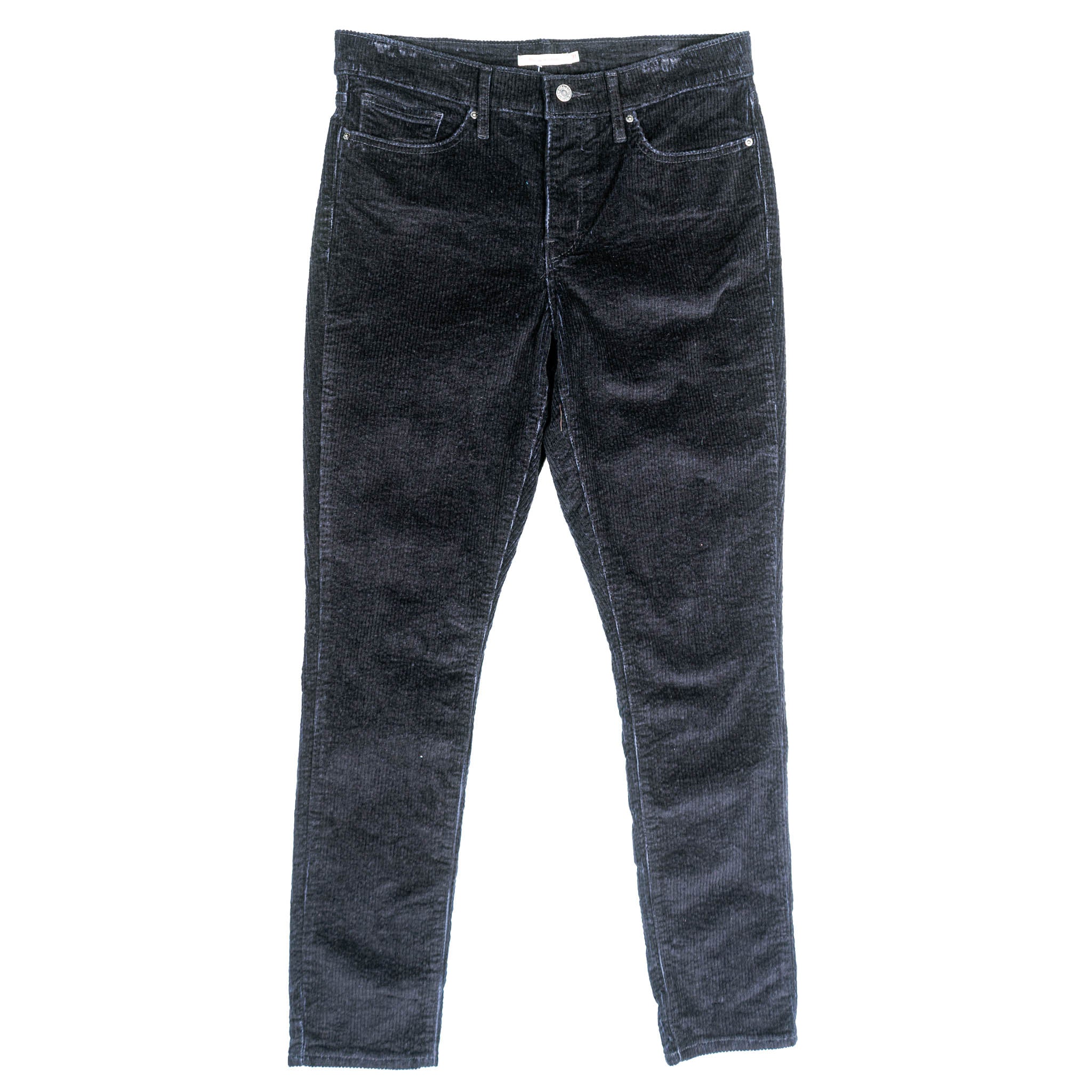 LEVIS SKINNY SHAPING WOMENS CORDUROY PANTS BLACK - 196260232