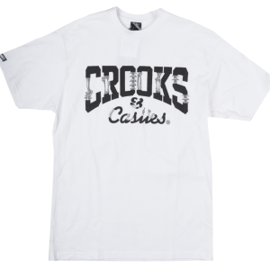 CROOKS & CASTLES GRAPHIC T-SHIRT WHITE - B2C80701