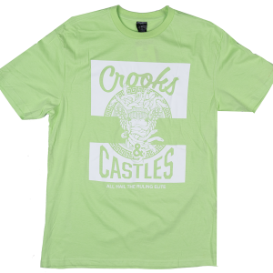 CROOKS & CASTLES GRAPHIC T-SHIRT MINT - CC05