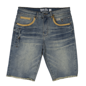 BORN FLY DENIM SHORTS TINT WASH - 2302D4666