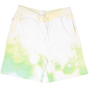 DREAMLAND TIE DYE SWEAT SHORTS YELLOW - D2302B0787