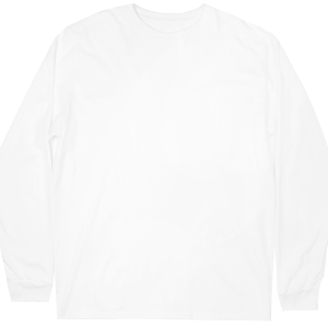 BTSA 6.5 OZ BLANK LONG SLEEVE OPTIC WHITE - BTSA-022
