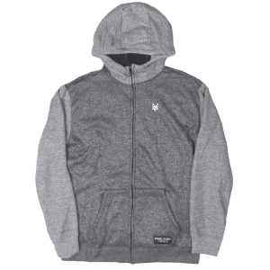 ZOO YORK SHERPA ZIP JACKET BLACK MARLED - ZY30H80BM