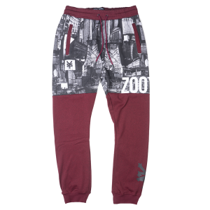 ZOO YORK CITY JOGGER PANTS CORDOVAN HTR - ZY31G115