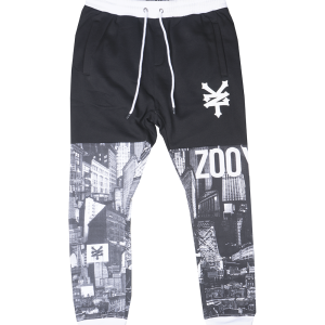 ZOO YORK CITY LOGO JOGGER PANTS WHITE - ZY31G116