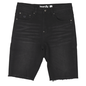 BORN FLY DENIM SHORTS BLACK - 2306D4718
