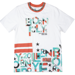 BORN FLY GRAPHIC T-SHIRT WHITE - 2206T4405