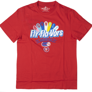 BORN FLY FLAVORS PLUS SIZE T-SHIRT RED - B05C2715