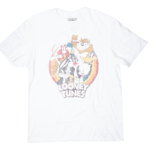 LOONEY TUNES LICENSED T-SHIRT WHITE - 4BLT0053