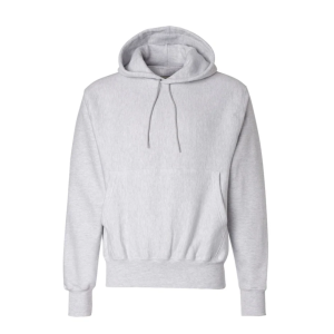 CHAMPION BLANK FLEECE HOODIE GREY - CHD05