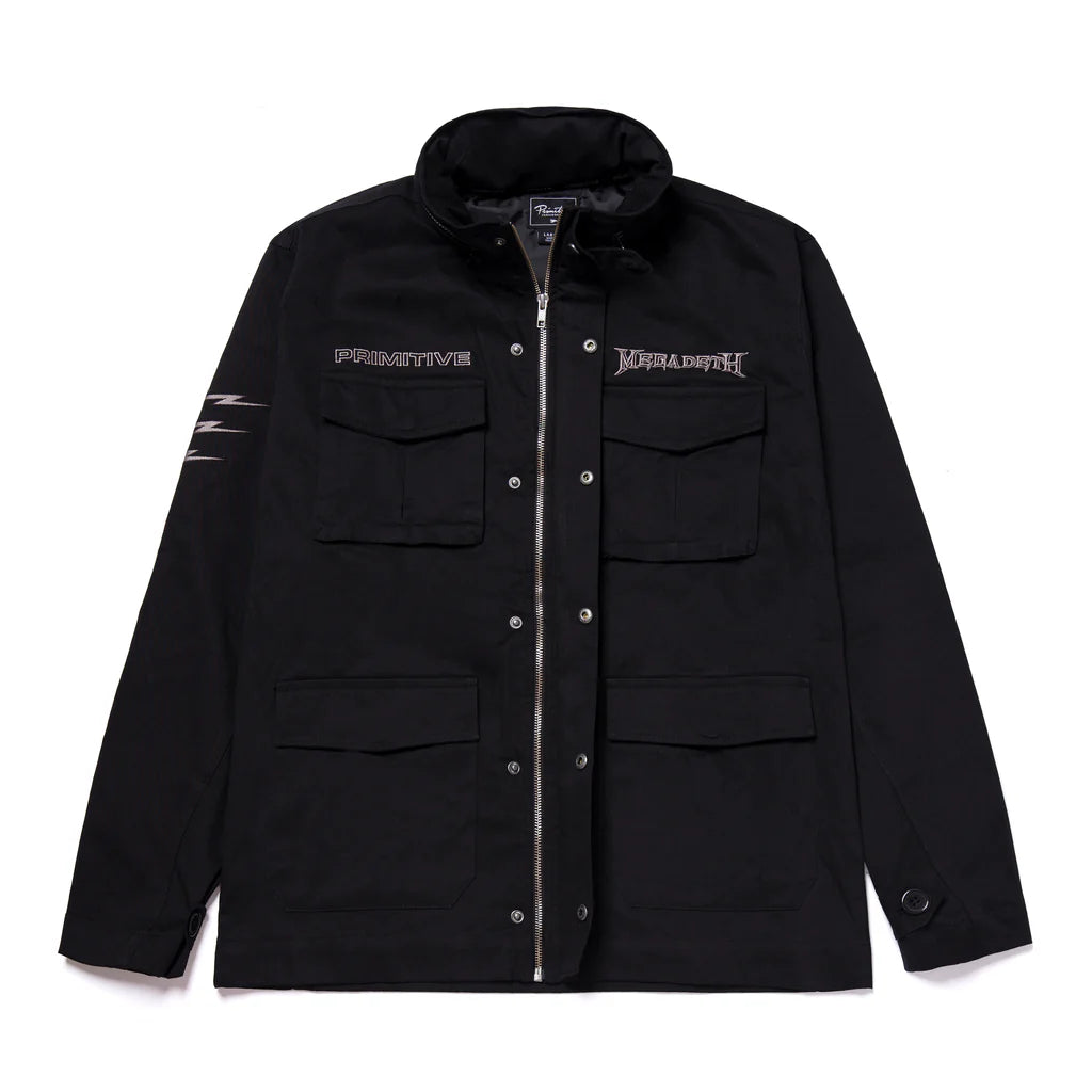 PRIMITIVE MEGADETH RATTLEHEAD M65 JACKET BLACK - PA421171