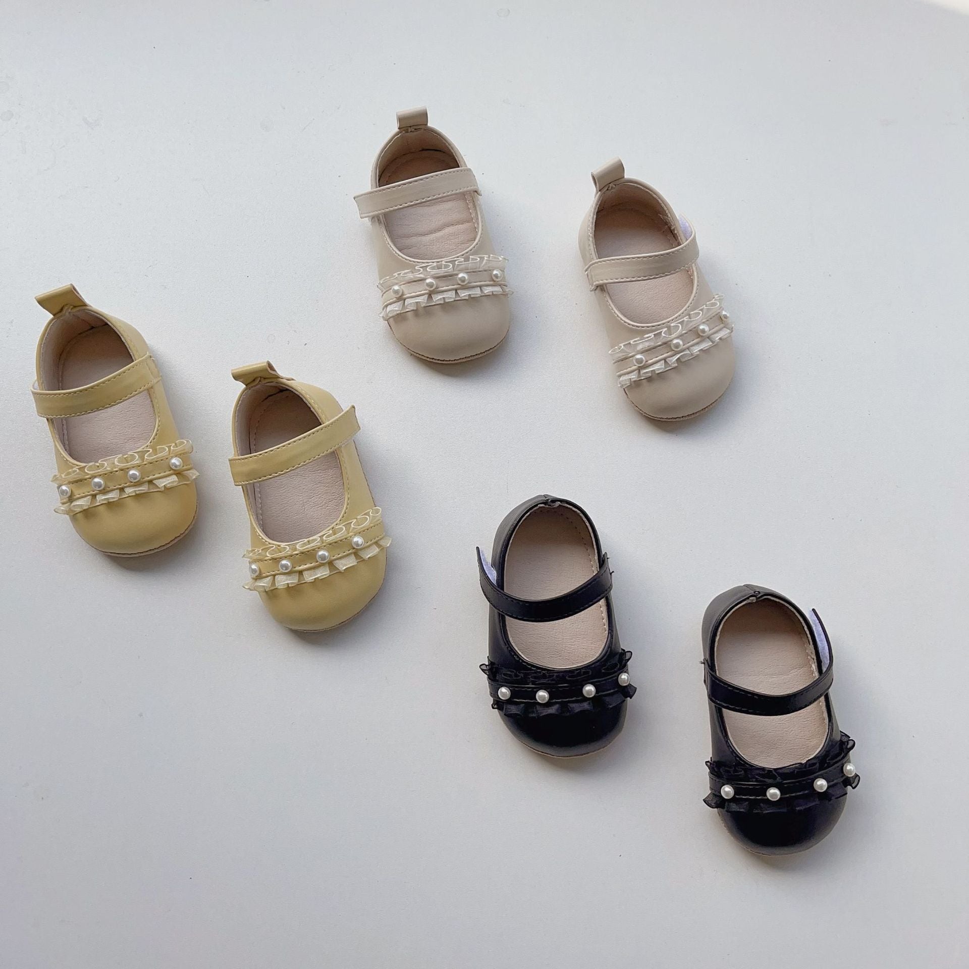 Baby Girls Solid Color Shoes Wholesale 240409172