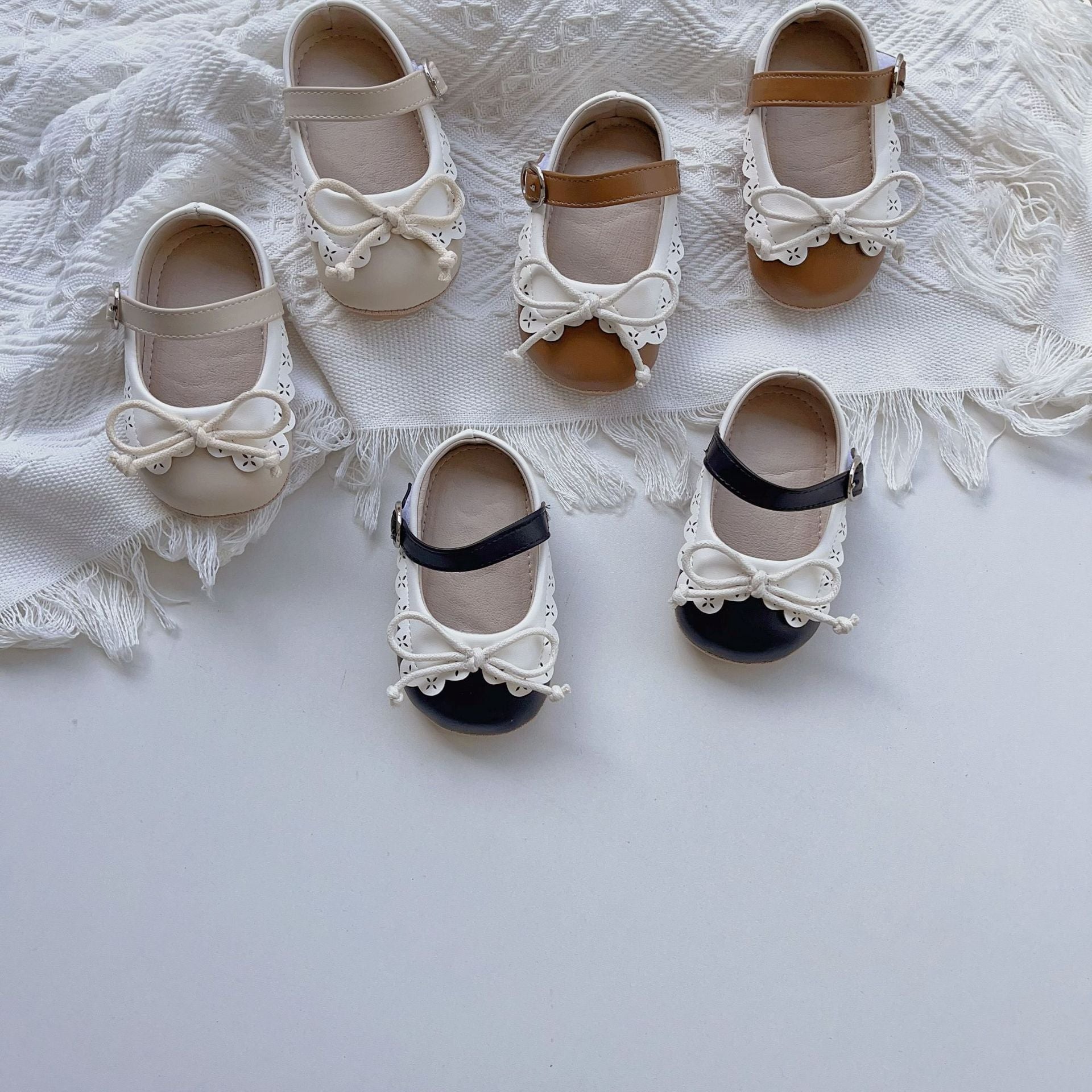 Baby Kid Girls Color-blocking Shoes Wholesale 240409174