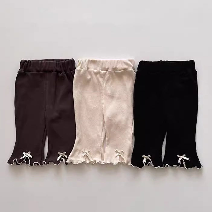Baby Kid Girls Solid Color Pants Wholesale 240522163
