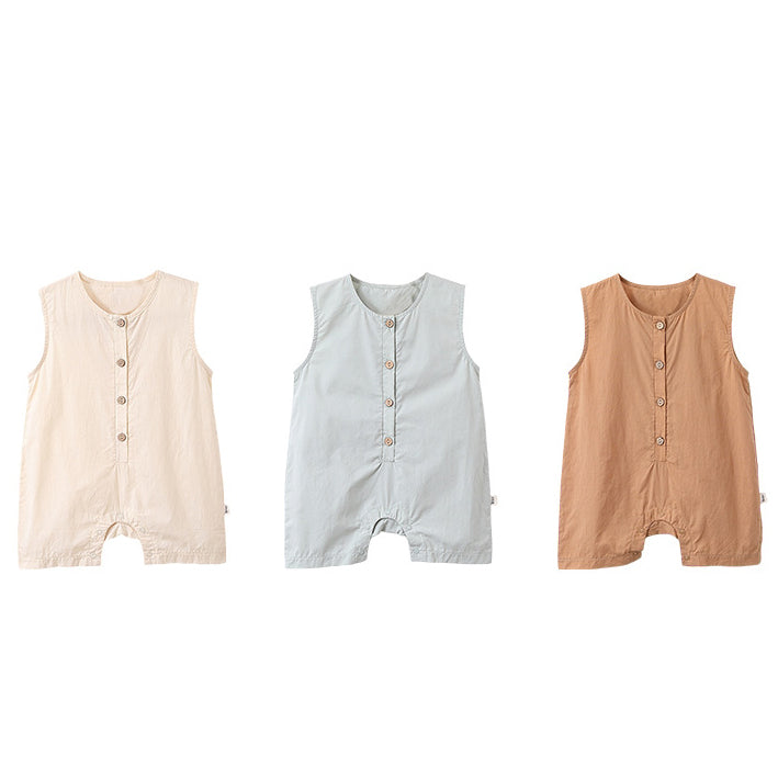 Baby Kid Girls Boys Solid Color Rompers Wholesale 240522316