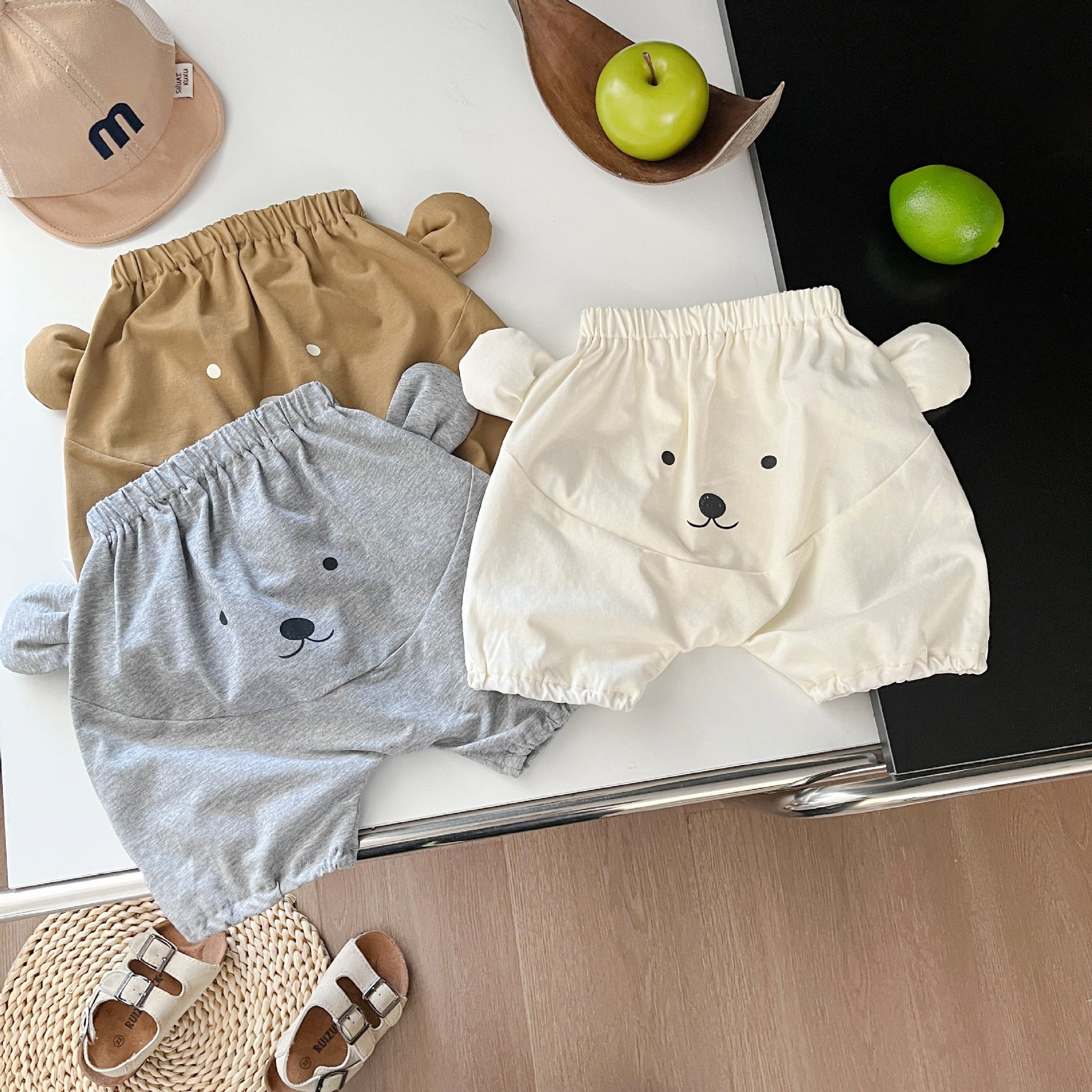 Baby Kid Girls Boys Cartoon Print Shorts Wholesale 240522387