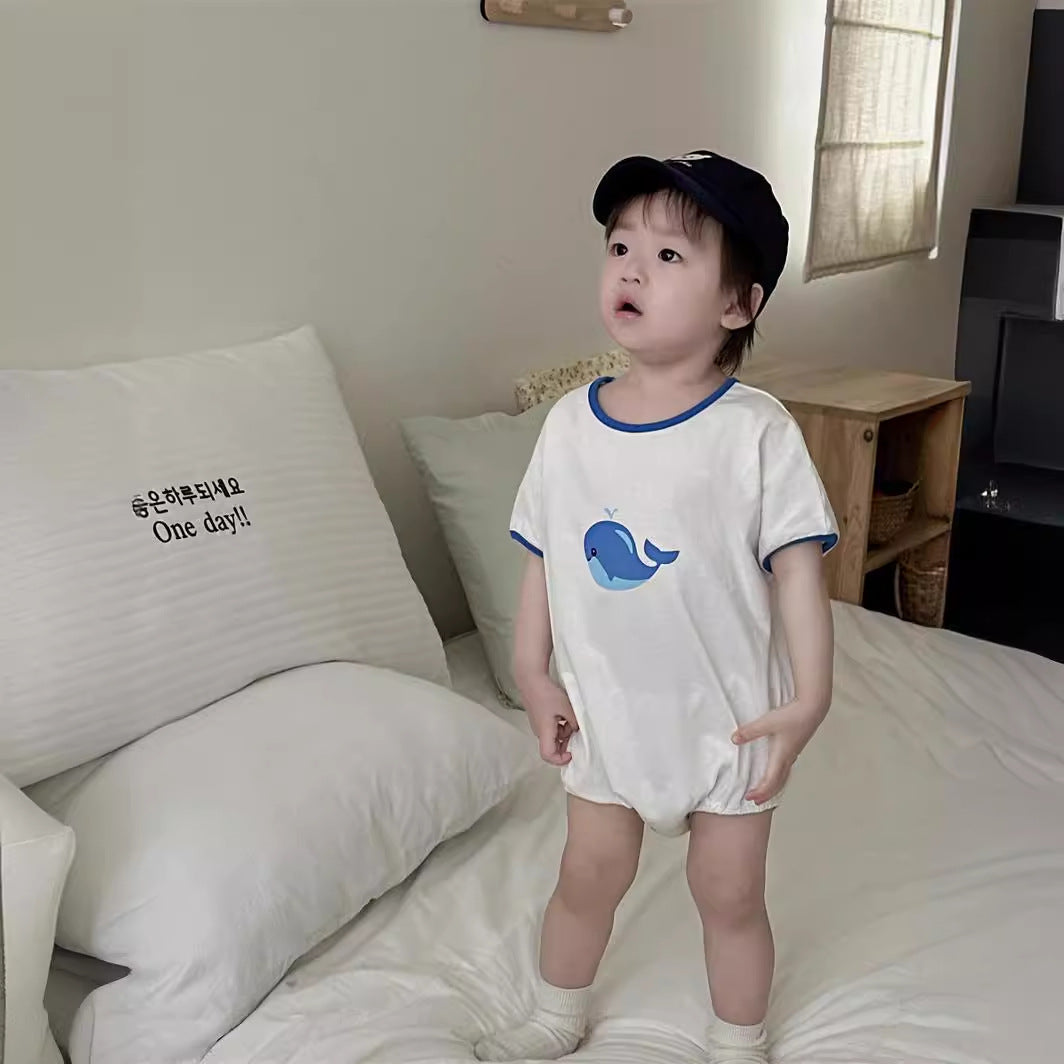 Baby Boys Animals Rompers Wholesale 24052295