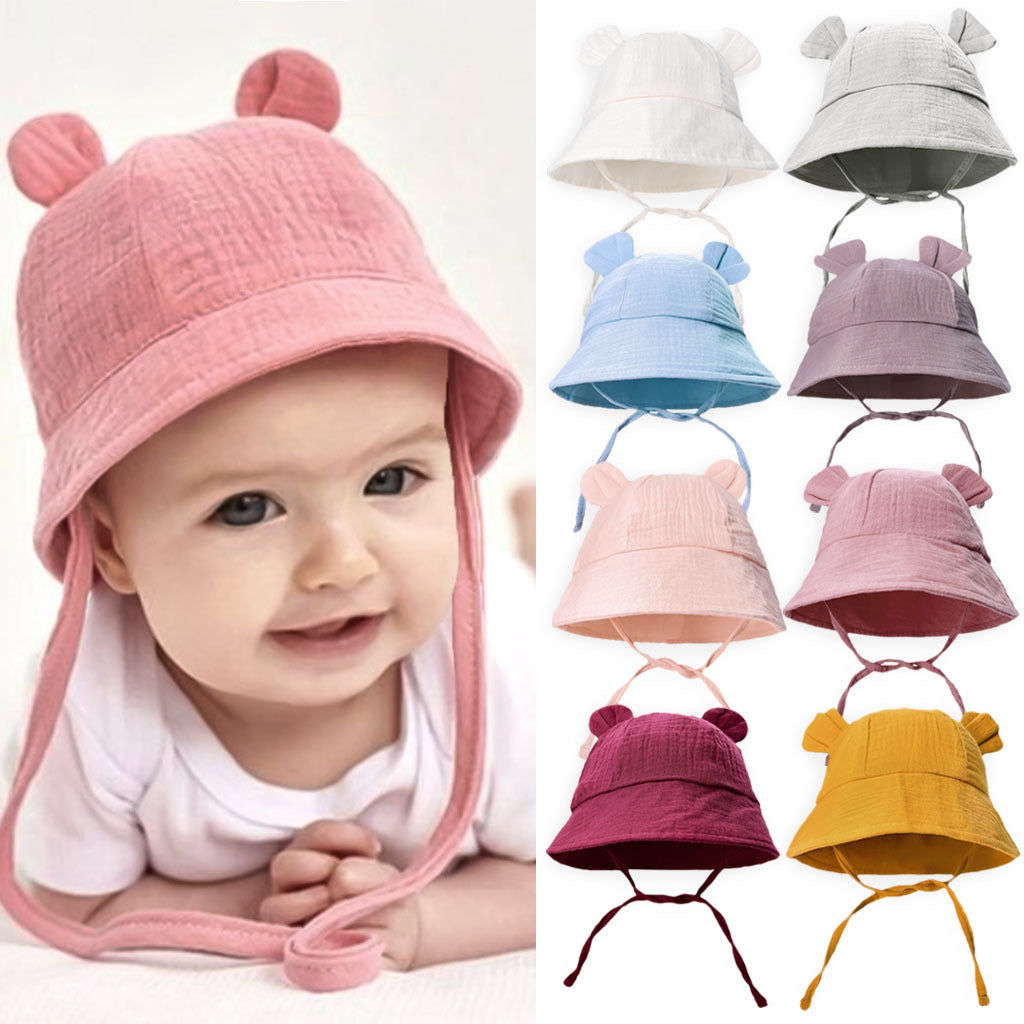 Baby Kid Girls Boys Solid Color Accessories Hats Wholesale 240701101