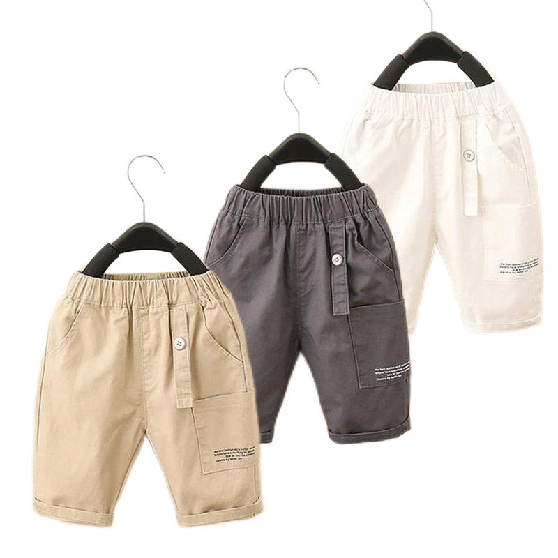 Baby Kid Boys Solid Color Shorts Wholesale 240701138