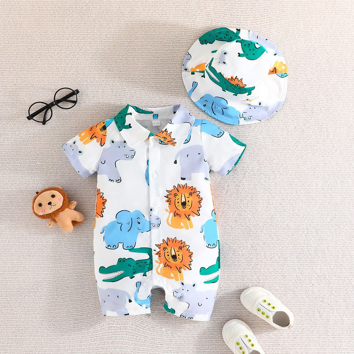 Baby Kid Boys Animals Cartoon Rompers Wholesale 24070155
