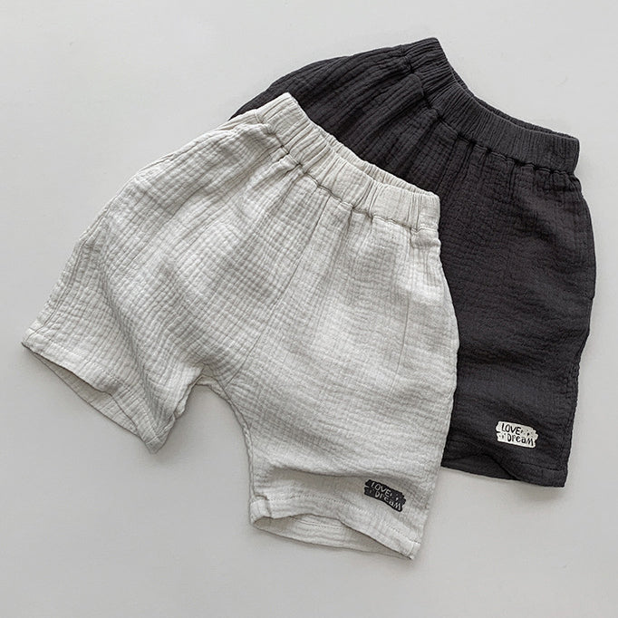 Baby Kid Boys Solid Color Shorts Wholesale 240802189