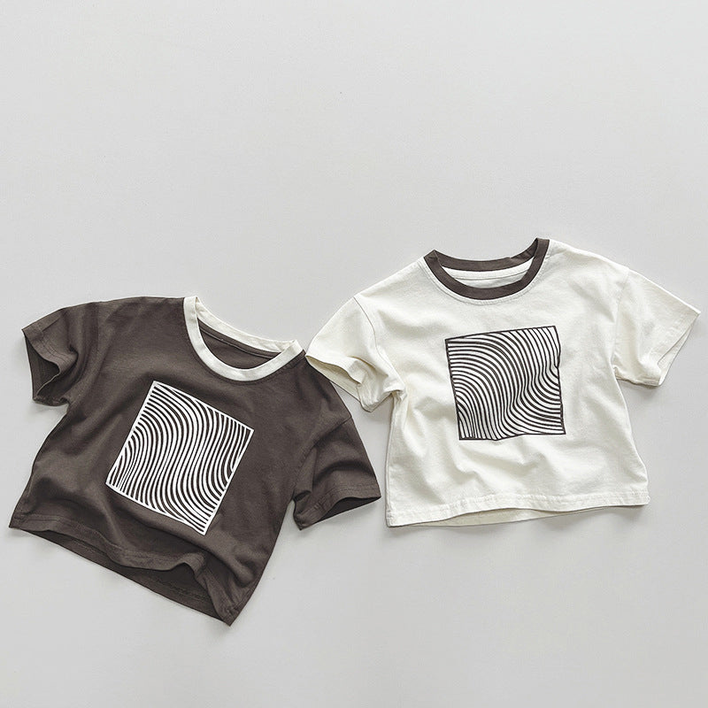 Baby Kid Girls Boys Solid Color Tops Wholesale 24080244